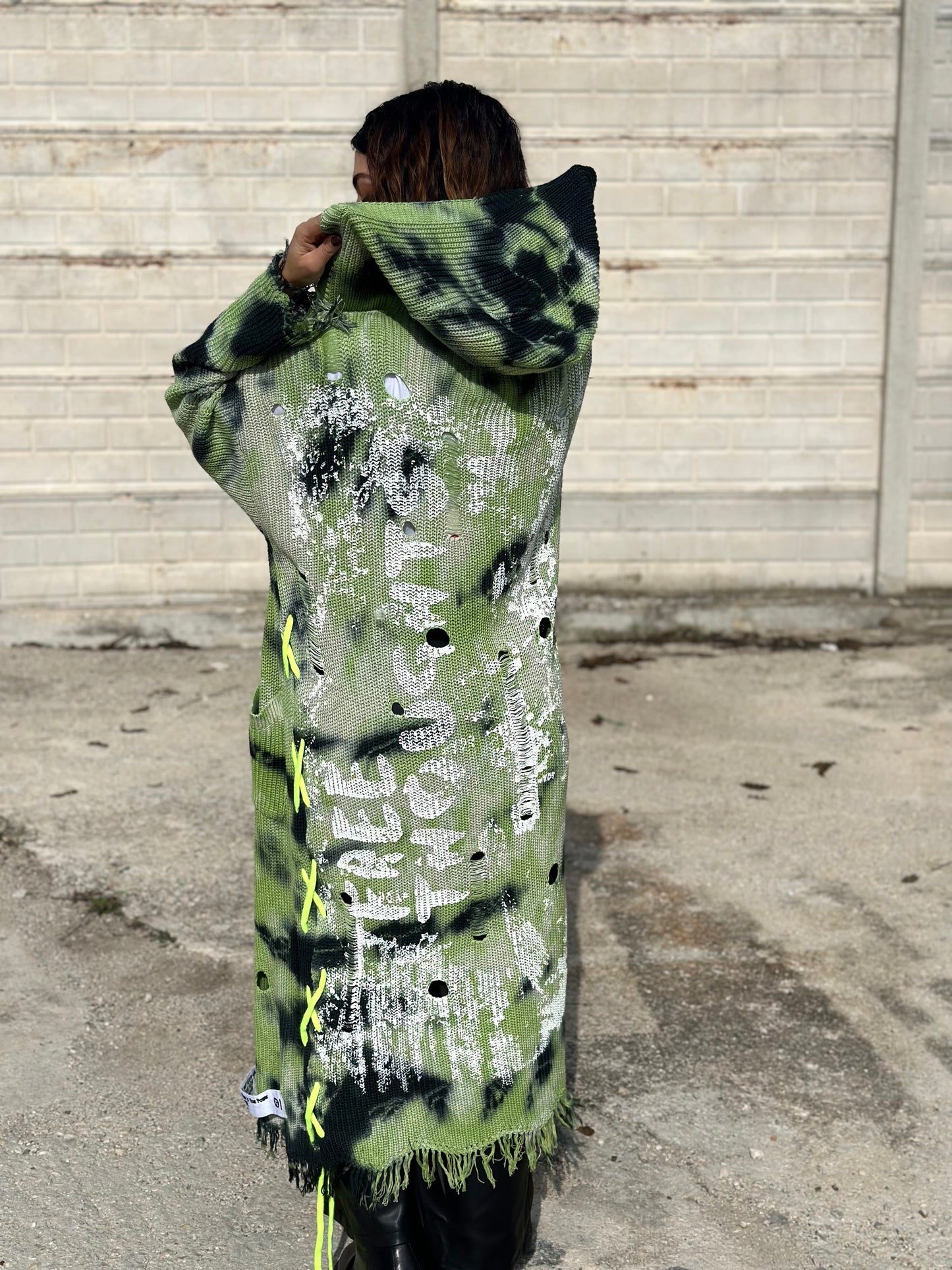 Maxi cardigan tie dye VDR