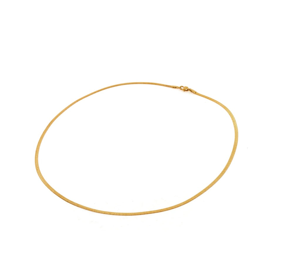 Collana lina lunga flat acc inos.oro