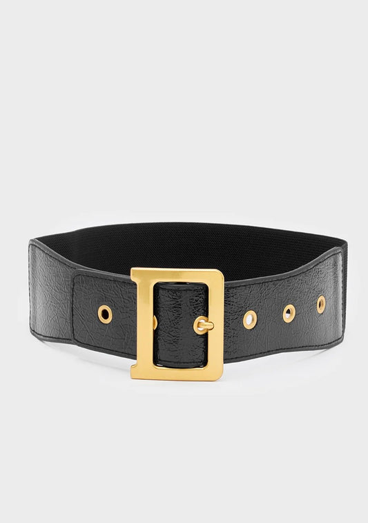 CINTURA ELASTICA LUNA NERO