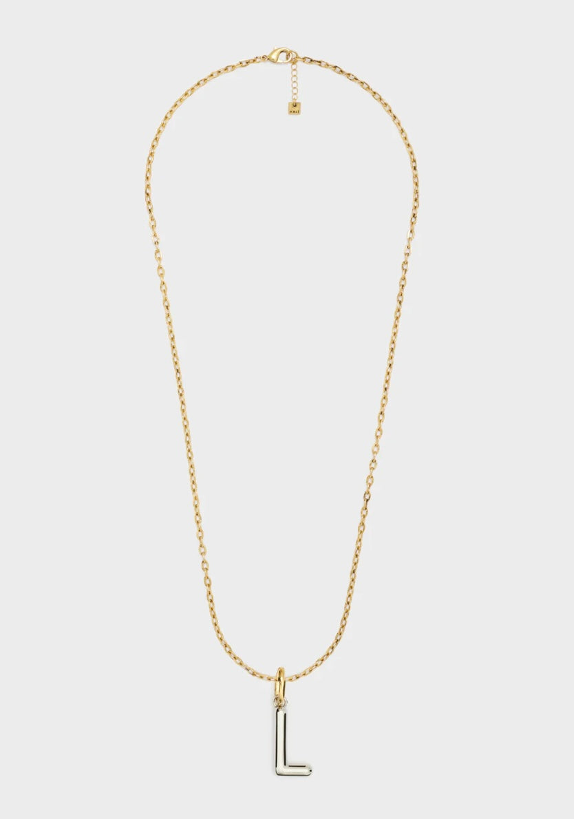 COLLANA LETTERING SMALL ORO/ARGENTO L