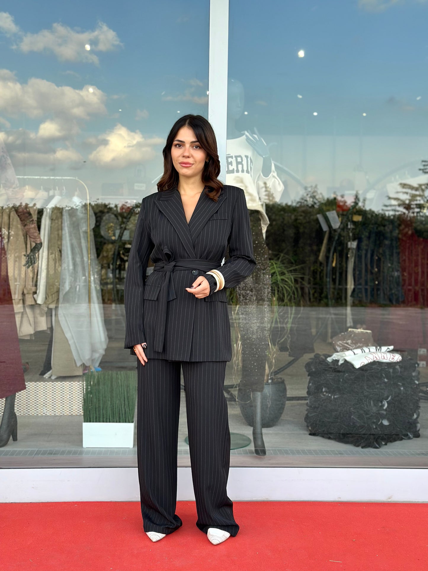 Tailleur gessato office