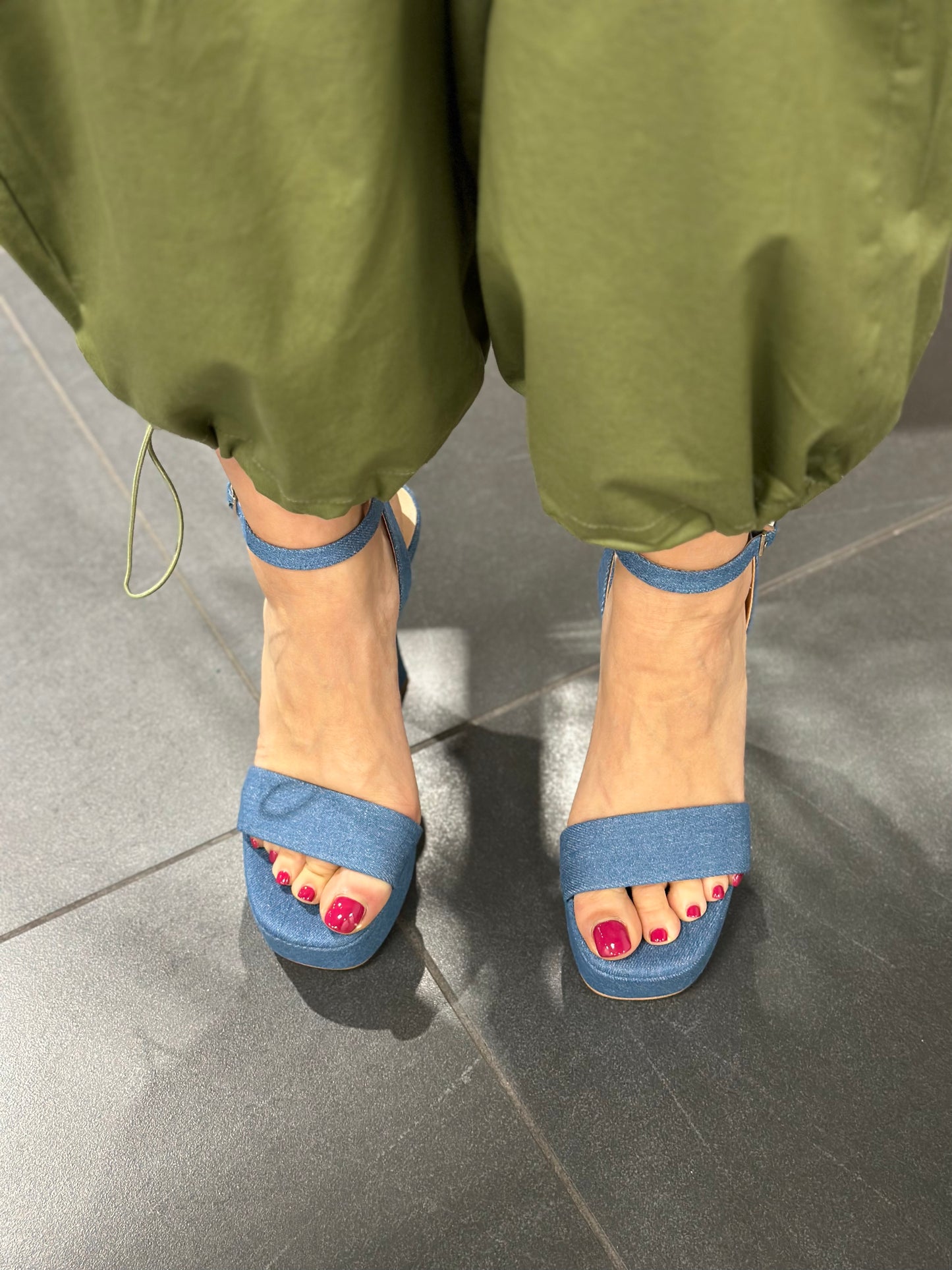 Sandali denim Kammi